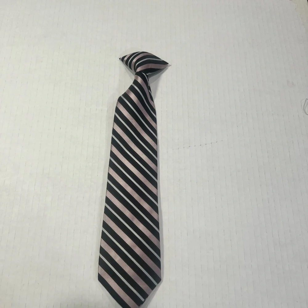 Lot of 3 Elegant Striped Kids Tie Set - Yellow, Blue, and Pink